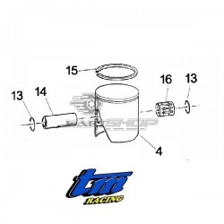 Eclaté piston TM K9 - KZ10