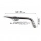 Raidisseur coudé réglable + plaque de fixation