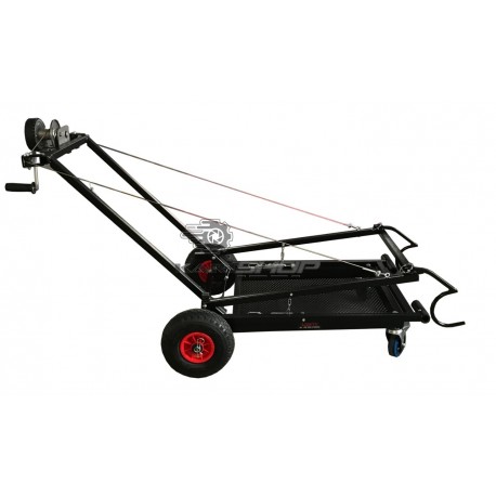 Chariot lève kart  à treuil manuel DALMI 2 petites roues