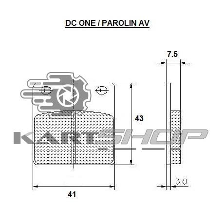 Plaquettes DC ONE / PAROLIN AV