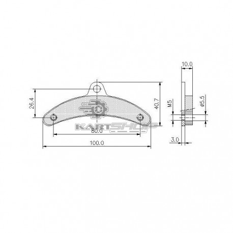 Plaquettes de frein Av BIREL FREE LINE "banane"