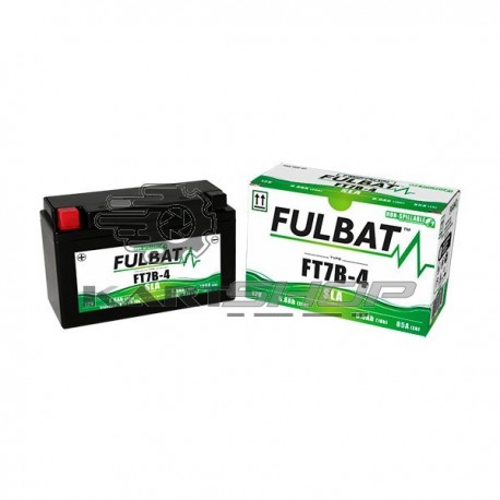 Batterie FULBAT FT7B-4 / YT7B-4 acide intégré