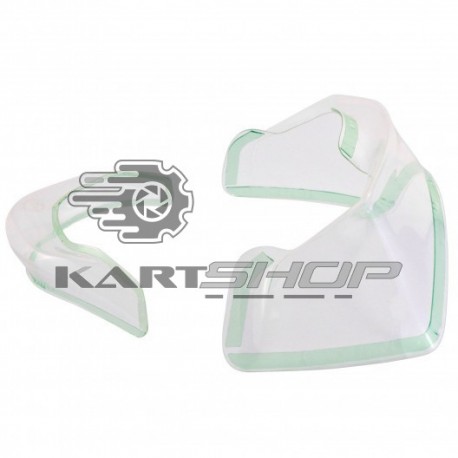 Top wing + bavette ARAI transparent