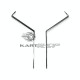 Kit support de fixation inférieur nasau KG MK20, 507 et 508