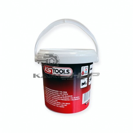 Graisse à pneus KS TOOLS (1 kg) blanche ou noire