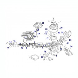 Eclaté cylindre ROTAX