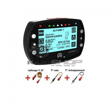 Afficheur ALFANO 7 - 2T pack 4 (2 sondes + 1 rallonge double) - A1080 P4