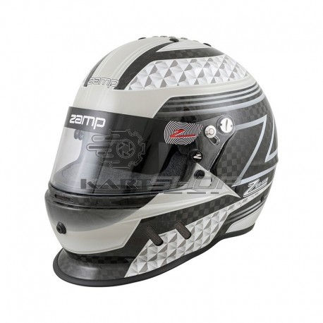 Casque kart adulte ZAMP RZ-65D Black / Grey