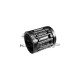 Cage d'axe de piston 14 x 18 x 20mm KOMET K55