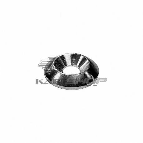 Rondelle cuvette alu anodisée noir M6