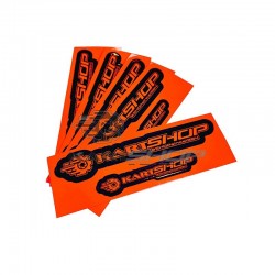 Planche de stickers KART SHOP FRANCE