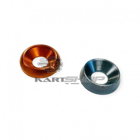 Rondelle cuvette étroite alu anodisée couleur M8