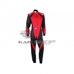 Combinaison OMP KS3x FIA rouge/noir