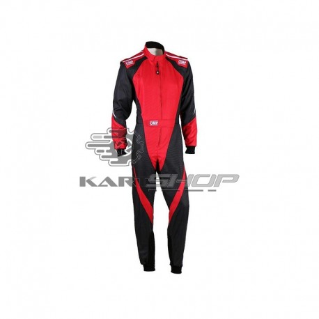 Combinaison OMP KS3x FIA rouge/noir
